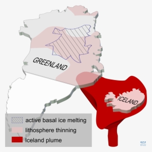 Present Day Location Of The Iceland Plume And Zones - Greenland Does Not Exist