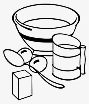 Cooking Utensils Clipart Group With Items Transparent - Kitchen Utensils Clipart Black And White