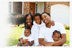 Happy Black Family Home