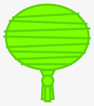 Green Paper Lantern Clip Art - Clip Art