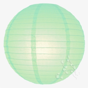 14" Even Ribbed Robin Egg Chinese Lantern