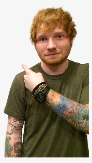 Step In The “photograph” Booth With Ed Sheeran -only - Ed Sheeran With Cat Transparent