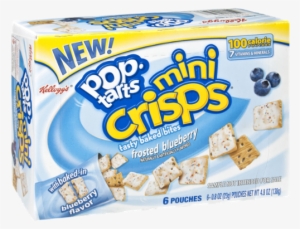 Kellogg's Pop-tarts Mini Crisps Frosted Blueberry Tasty - Pop Tarts