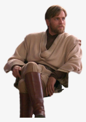 Obi-wan Kenobi Sitting Obi Wan, Star Wars, Photoshop, - Obi Wan Kenobi Png
