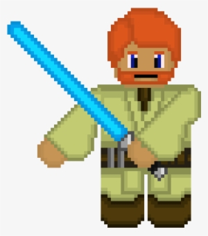 Obi- Wan Kenobi - Obi Wan Pixel Art
