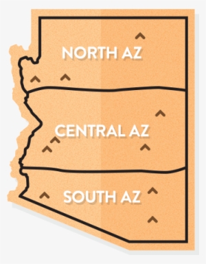 Map Of Arizona - Paper