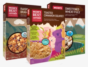 Mom's Best Toasted Cinnamon Squares Cereal 17.5 Oz.