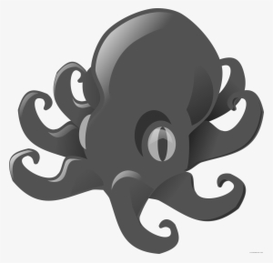 Clipart Octopus Vintage - Octopus Purple Clipart