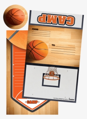 Basketball Foldover Cards - Iscream Basketball Camp Foldover Cards With Flip Stickers