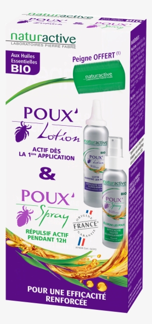 poux - naturactive lice lotion bio 100ml & lice spray
