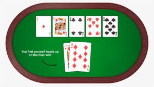 Heads Up On River With Busted Flush Draw - Poker Three On The River
