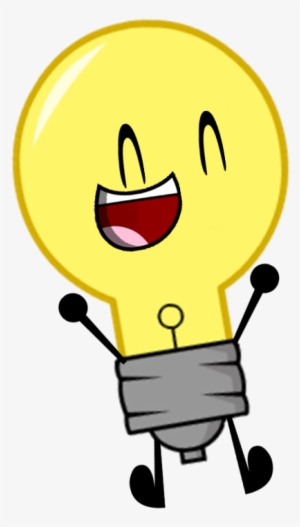 Lightbulb Pose - Light Bulb Cartoon Png