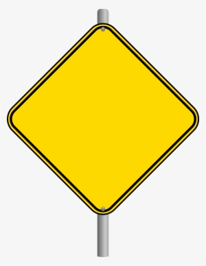 Blank Warning Sign Page Blanks Road Signs Blank Warning - Blank Road Sign Transparent