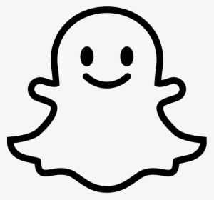 Png File - Snapchat Ghost Black And White