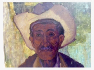 A Ennis, Impressionist Oil Painting On Canvas Old Ranchero - Oil Painting