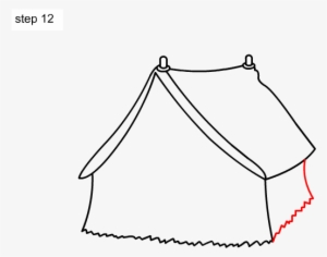 Learn How To Draw A Tent For Kids, Step By Step, Kids - Easy Tent Drawing