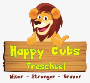 Happy Cubs Logo - Cartoon