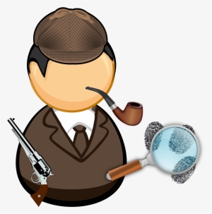 This Free Icons Png Design Of Detective With Pipe And