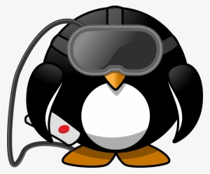 This Free Icons Png Design Of Virtual Reality Penguin