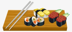 This Free Icons Png Design Of Sushi On A Board