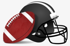 American Football Helmet Png Image - Football Helmet And Football