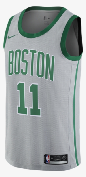 Kyrie Irving City Edition Swingman Celtics Men's Nike - Boston Celtics Gray Jersey