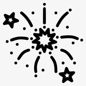 Fireworks Boom Bang Festival Celebration New Year Stars - New Year Icon Png