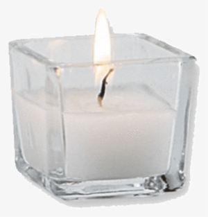 2 Inch Tall Votive Candle, Square