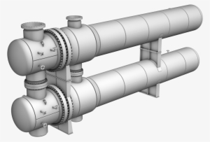 Topside / Process Piping - Heat Exchanger 3d Icon