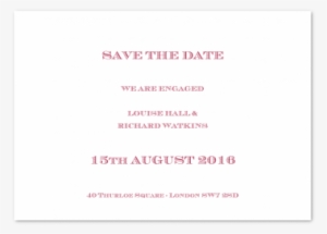 Traditional Save The Date Cards - Save The Date