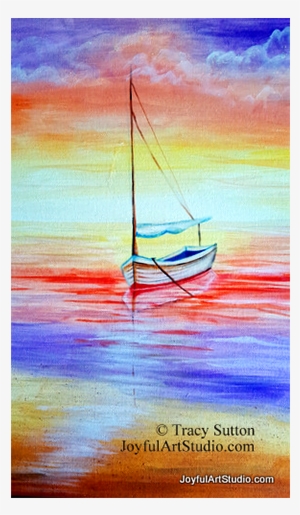 Peaceful Sailing - Painting