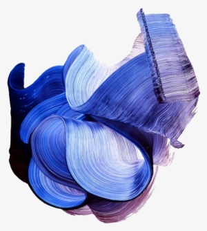 Check Out This Collection Of Amazing Art & Creativity - Blue Paint Strokes