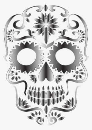 Clipart Library Stock Monochrome Silhouette No Background - Transparent Background Skull Png Transparent