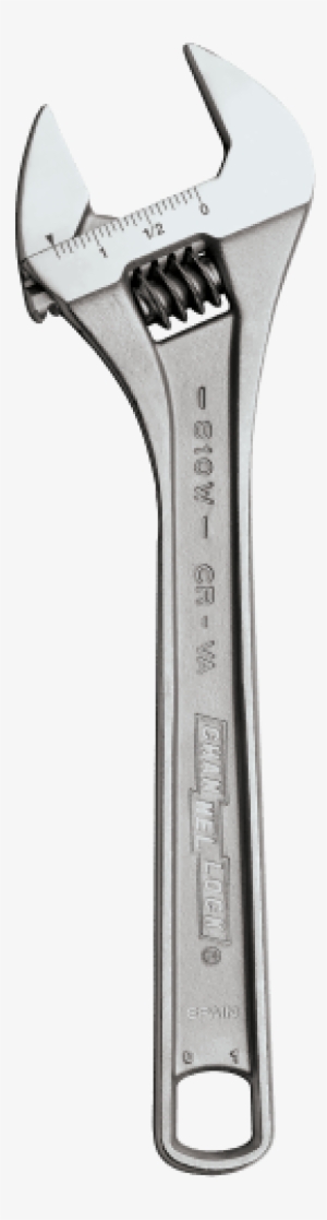 Wrenches - 8" Chrome Adjustable Wide Wrench