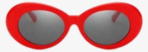 Clout Goggles - Men Women Kurt Cobain Sunglasses Mirrored Plastic Oval