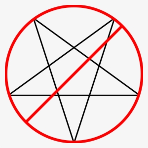 Red Pentagram Png - Upside Down Pentagram