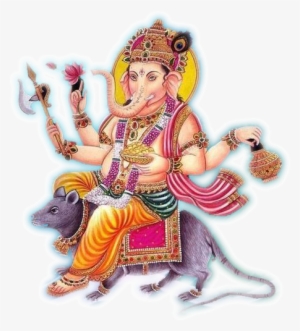 Lord Ganesha - Ganesha Riding His Rat