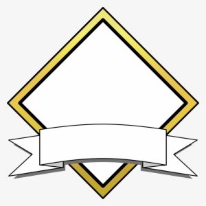 Diamond Banner Icons Png - Clip Art