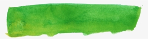 Png File Size - Green Brush Stroke Png