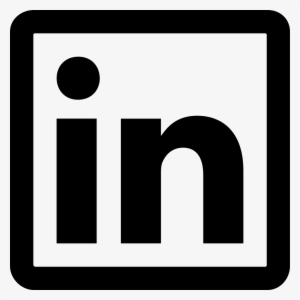 Png File - Linkedin Icon Png Black