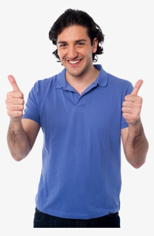 Men Pointing Thumbs Up Png Image