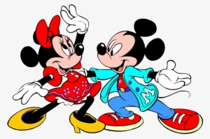 Mickey And Minnie Mouse Clipart - Dancing