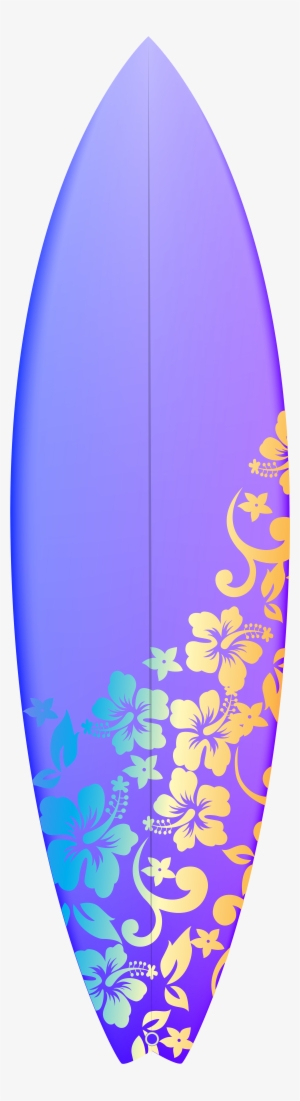 Transparent Background Surfboard Clipart