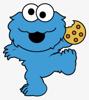 Cookie Monster Clipart Free Collection Download And - Baby Cookie Monster