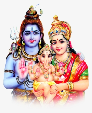 Lord Shiva Png Image - Shiv Parvati Ganesh Hd