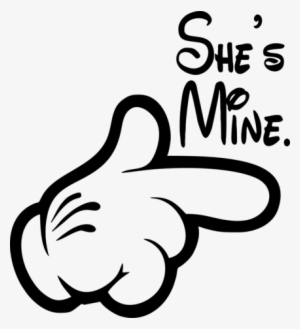 Hands Mickey Mouse Swag Png - He Is Mine Png