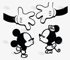 The Gallery For > Mickey Mouse Hands Png - Mickey Minnie Kiss Love