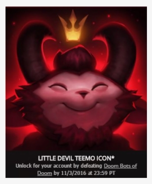 Don't Forget To Beat Any Level Doom Bots For The Little - Little Devil Teemo Icon