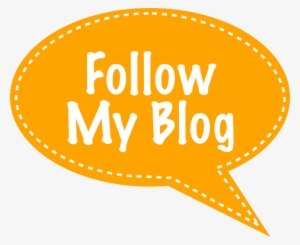Bubble, Orange, Speech, Follow, Talk - Follow My Blog Badges Button