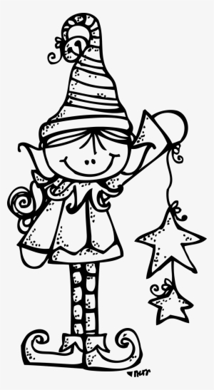 28 Collection Of Girl Elf Clipart Black And White - A-z Of Elf Wishes